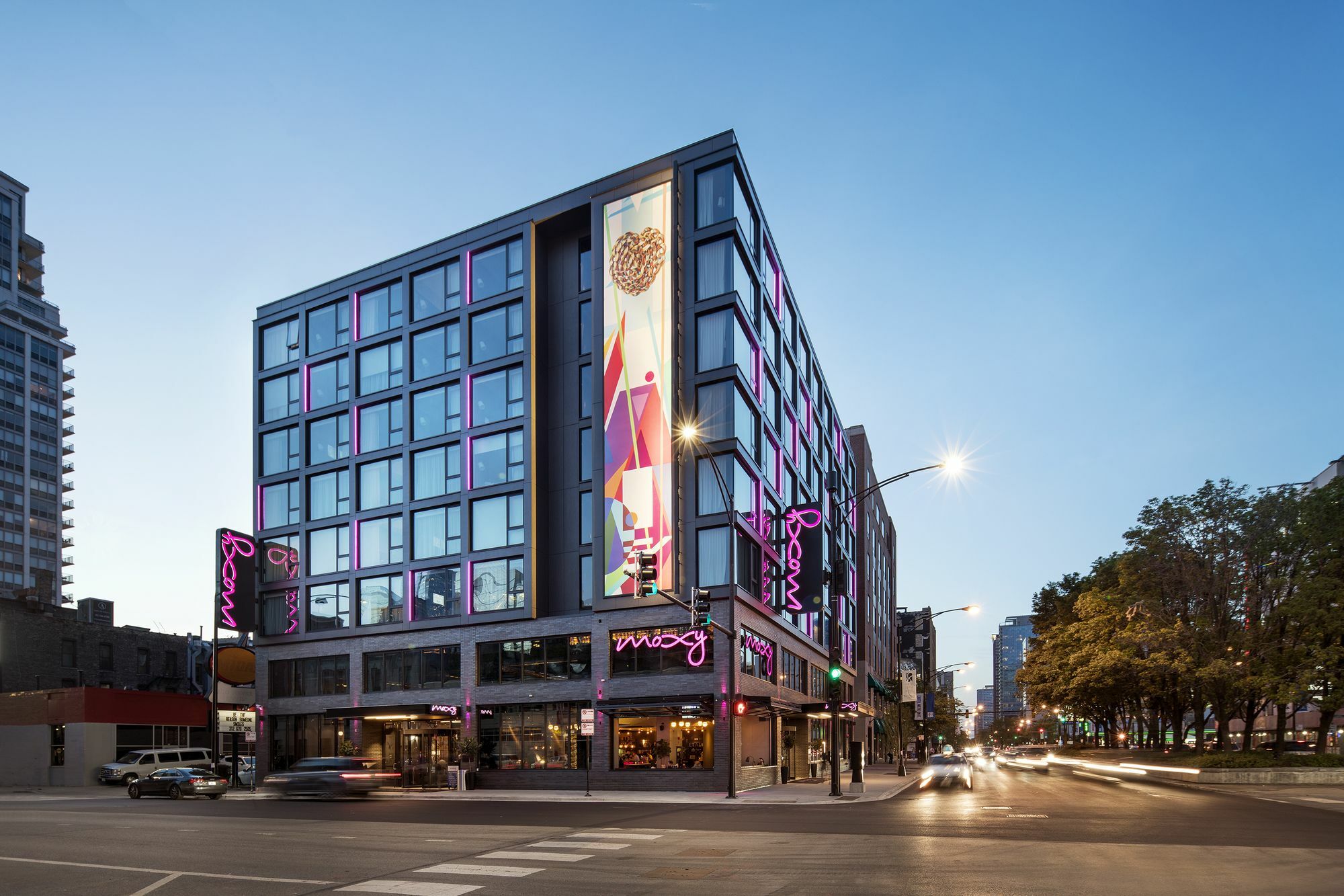 Moxy Chicago Downtown Hotel Eksteriør billede